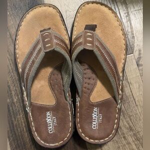 Men's Brown Italian Sandals